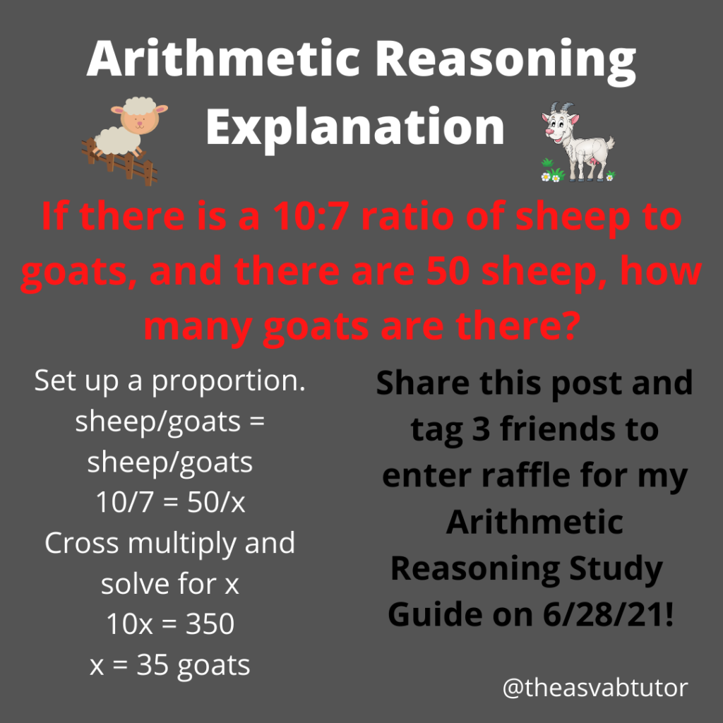 ASVAB Prep Course Presents Ratio Problem's Explanation - The ASVAB Tutor