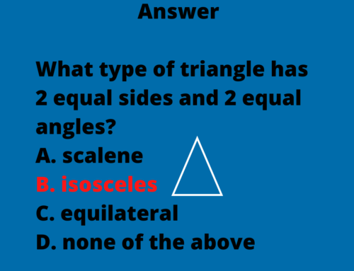 The ASVAB Tutor Presents Answer to Mathematics Knowledge Question on Isosceles Triangles