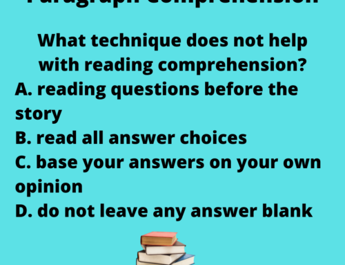 The ASVAB Tutor Presents ASVAB Paragraph Comprehension Question on Reading Techniques