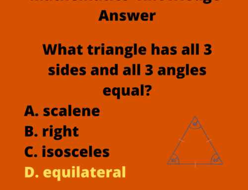 The ASVAB Tutor’s Answer to Math Knowledge Question on Triangles