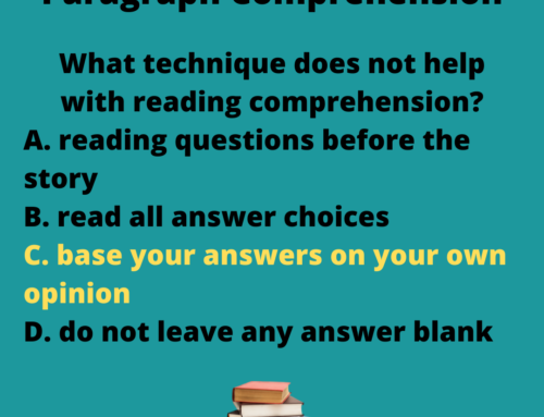 The ASVAB Tutor Presents Answer to Paragraph Comprehension Question on Reading Techniques