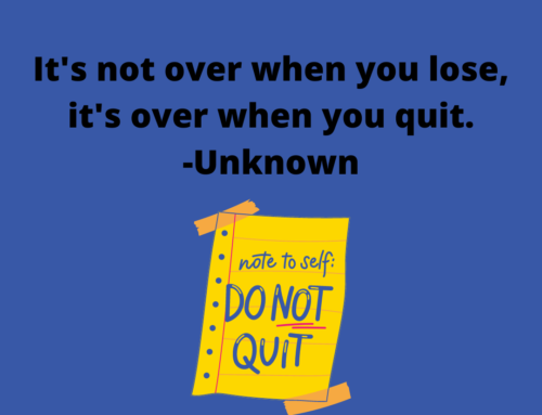 The ASVAB Tutor Presents Inspirational Quote About Never Quitting