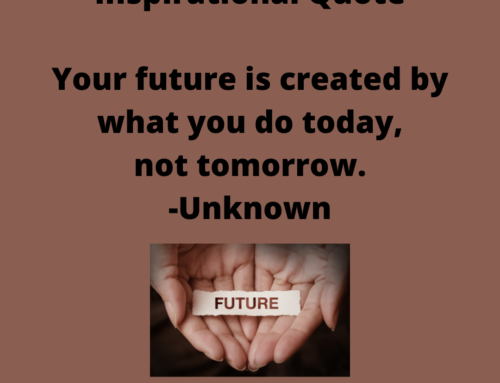 The ASVAB Tutor Presents Inspirational Quote on Focusing on Your Future Today