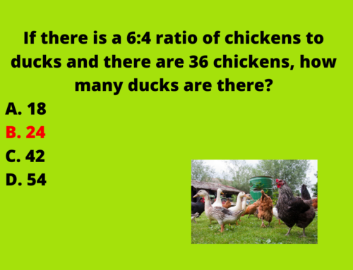 The ASVAB Tutor Presents Answer to Arithmetic Reasoning Question on Ratios