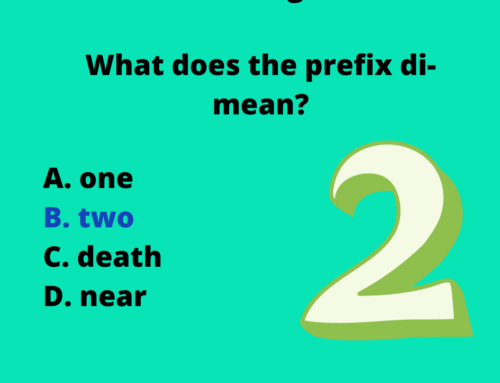 The ASVAB Tutor Presents Answer to Word Knowledge Question on Prefix Di-