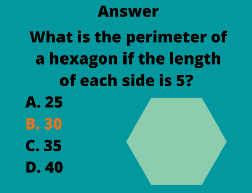 The ASVAB Tutor Presents Answer to ASVAB Math Question on Perimeter