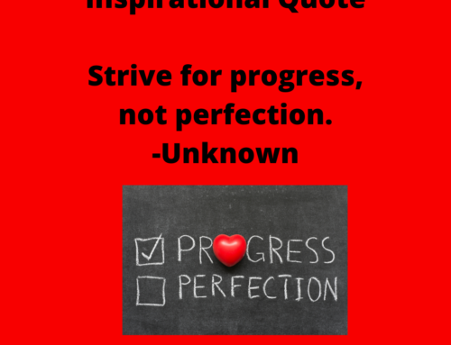 The ASVAB Tutor Presents Inspirational Quote on Progress Vs. Perfection