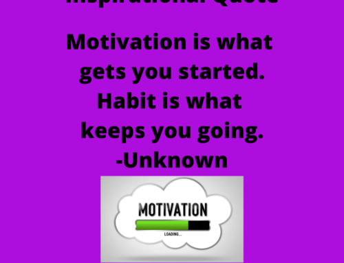 The ASVAB Tutor Presents Inspirational Quote About Motivation Vs. Habit