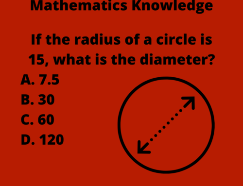 The ASVAB Tutor Presents Math Knowledge Question on Radius and Diameter