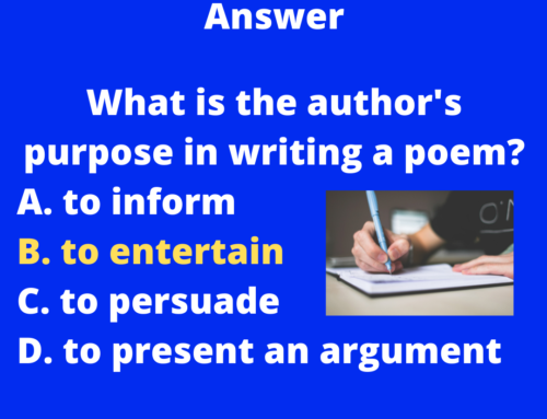 The ASVAB Tutor Presents Answer to Paragraph Comprehension Question on Author’s Purpose