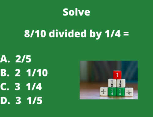The ASVAB Tutor Presents Arithmetic Reasoning Question on Fractions