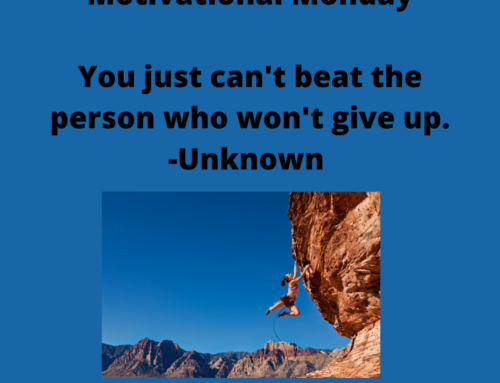 The ASVAB Tutor Presents a Motivational Quote About Never Giving Up