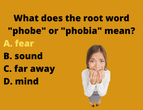 The ASVAB Tutor Presents Answer to ASVAB Vocabulary Question on Root Word -Phobe or -Phobia