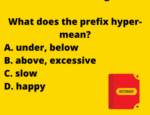 The ASVAB Tutor Presents Vocabulary Question on Prefix Hyper-