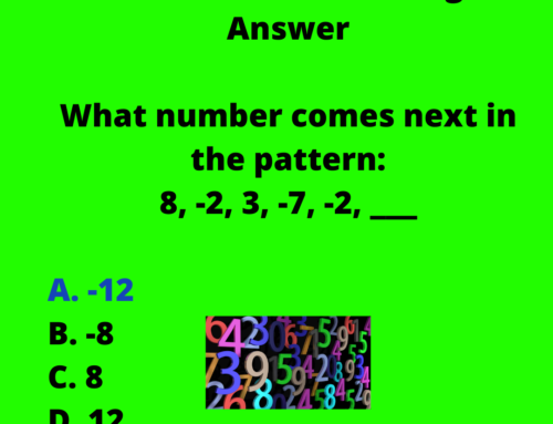 The ASVAB Tutor Presents Answer to Arithmetic Reasoning Question on Patterns and Sequences