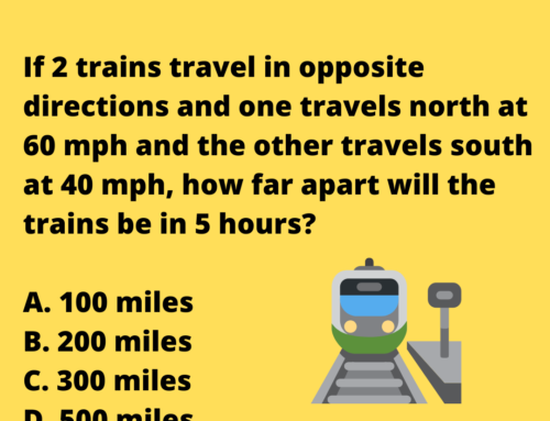 The ASVAB Tutor Presents an ASVAB Math Question About Trains Traveling Opposite Directions