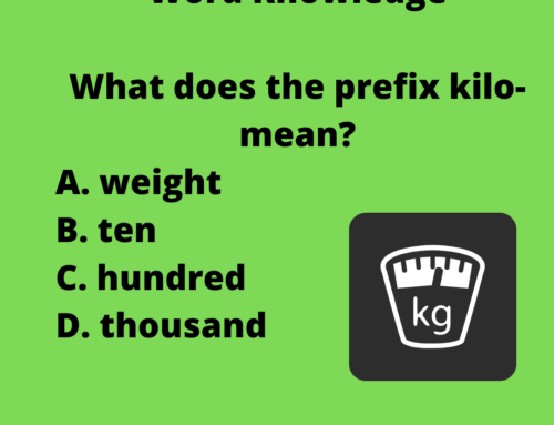 The ASVAB Tutor Presents Word Knowledge Question on Prefix Kilo-