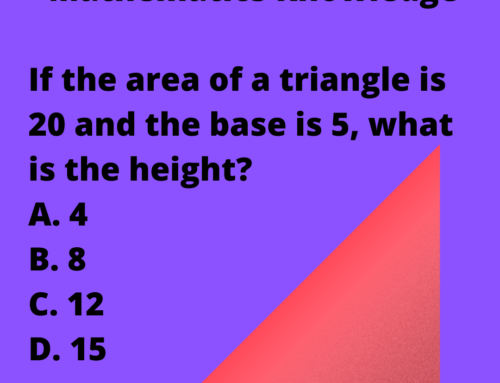 The ASVAB Tutor Presents ASVAB Math Question on Area of Triangle