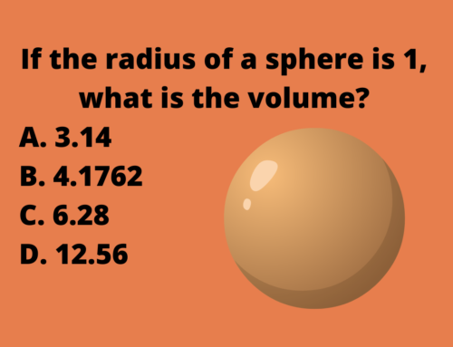 The ASVAB Tutor Presents Mathematics Knowledge Question on Volume of a Sphere