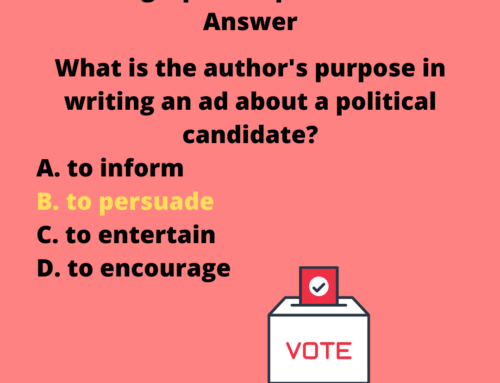 The ASVAB Tutor Presents Answer to Paragraph Comprehension Question on Author’s Purpose