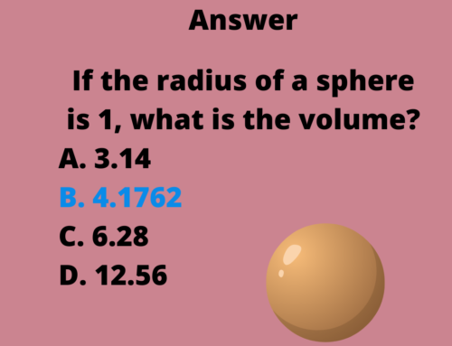 The ASVAB Tutor Presents Answer to ASVAB Math Question on Volume of a Sphere