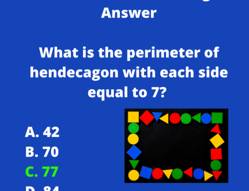 The ASVAB Tutor Presents Answer to ASVAB Math Question on Perimeter