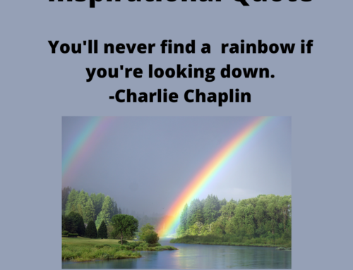 The ASVAB Tutor Presents Quote on Rainbows from Charlie Chaplin