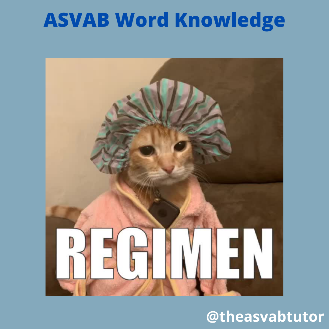 The ASVAB Tutor Presents Video On The Word Regimen The ASVAB Tutor the-asvab-tutor-presents-video-on-the-word-regimen-the-asvab-tutor