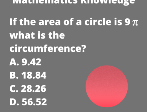 The ASVAB Tutor Presents a Question on Circumference Circle Question