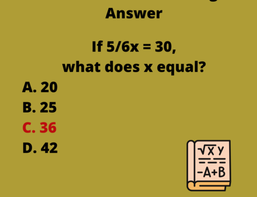 The ASVAB Tutor Presents Answer to Algebra with Fraction Question