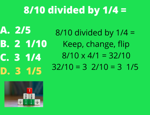 The ASVAB Tutor Presents Answer to Division with Fractions