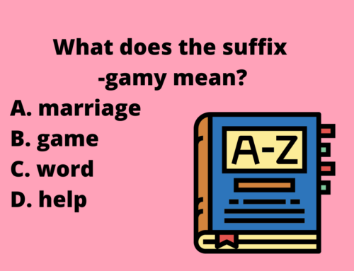 The ASVAB Tutor Presents the Suffix “Gamy”