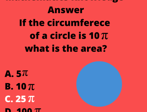 The ASVAB Tutor Presents Answer to Circumference Question