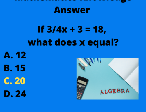 The ASVAB Tutor Presents Algebra with Fractions Answer