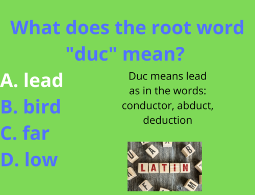 The ASVAB Tutor Presents Meaning of Root Word “Duc”