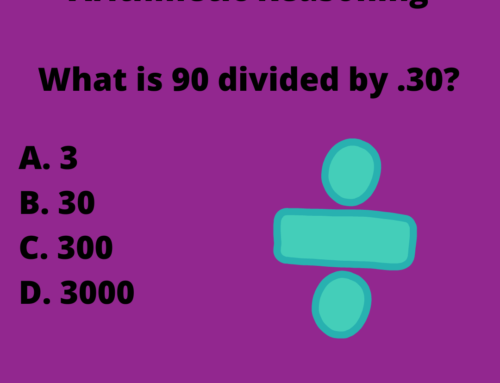 The ASVAB Tutor Presents a Question on Division with Decimals