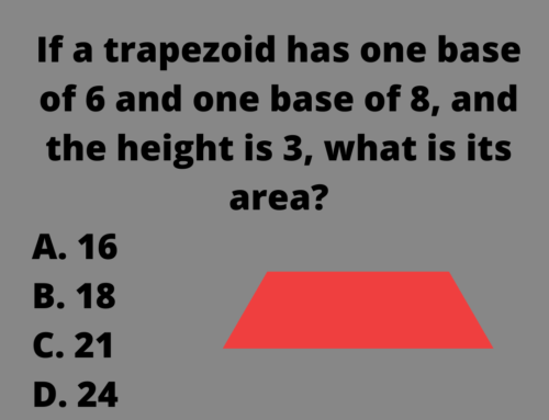 The ASVAB Presents Trapezoid Question