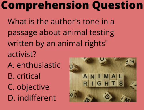 The ASVAB Tutor Presents Question on Author’s Tone on Animals Rights