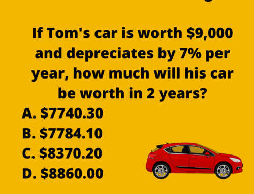 The ASVAB Tutor Presents Arithmetic Reasoning Question on Depreciation