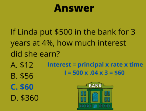 The ASVAB Tutor Presents Answer to Arithmetic Reasoning Question on Interest Rate