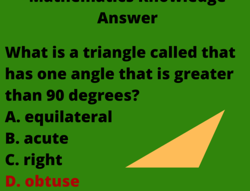 The ASVAB Tutor Presents Answer to ASVAB Math Question on Triangles