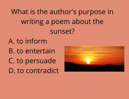 The ASVAB Tutor Presents Paragraph Comprehension Question on Author’s Purpose