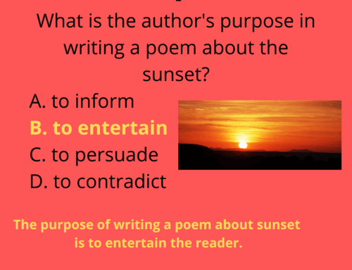 The ASVAB Tutor Presents Paragraph Comprehension Question on Author’s Purpose
