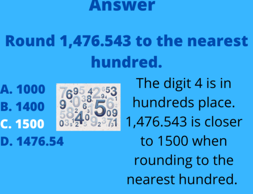 The ASVAB Tutor Presents the Answer to a  Mathematics Knowledge Question on Rounding