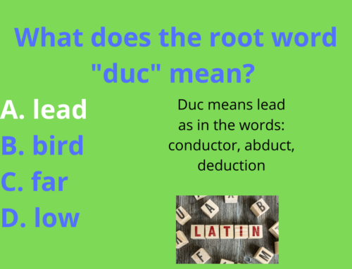 The ASVAB Tutor Presents Meaning of Latin Root Word “Duc”