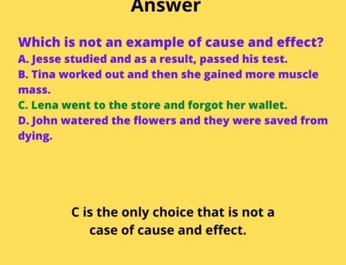 The ASVAB Tutor Presents Answer to Paragraph Comprehension Question on Cause and Effect