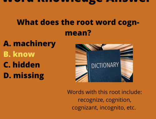 The ASVAB Tutor Presents Meaning of Root Word “Cogn”